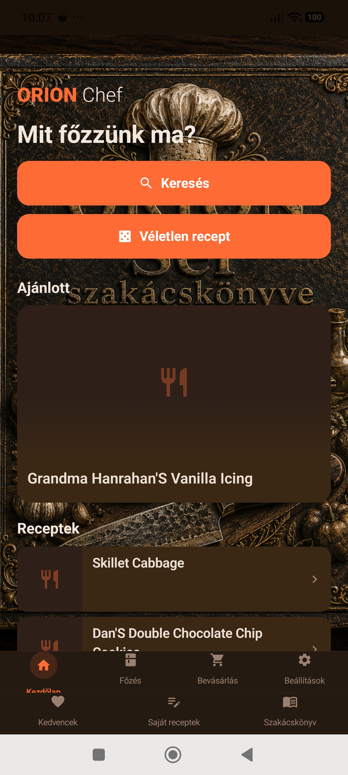 ORION Chef képernyőképe